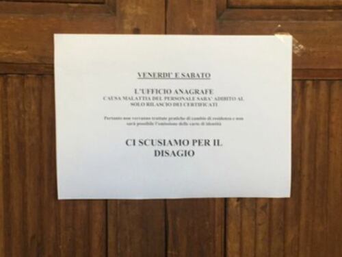 Vercelli, "epidemia" di malati tra gli addetti dell'anagrafe