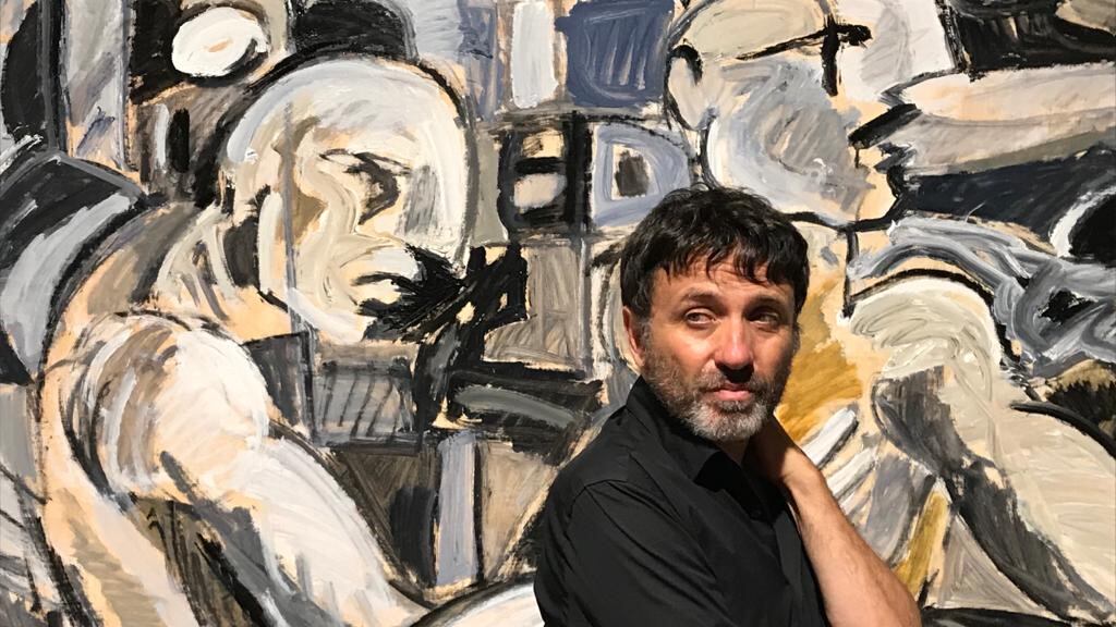 Striscia la notizia, l'istrionico Ballantini si racconta tramite i dipinti