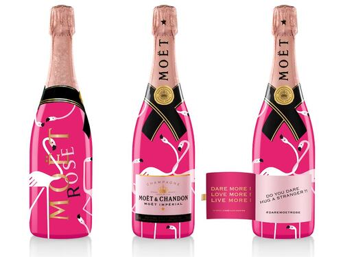 Per San Valentino le bollicine più glamour si tingono di rosa