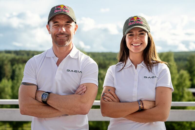 Sebastien Loeb e Cristina Gutiérrez