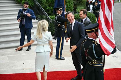 L'arrivo dei leader europei alla Casa Bianca 1