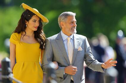 Royal Wedding: George Clooney e Amal alle nozze 3