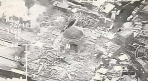 Mosul, la distruzione della grande moschea di al Nuri 2