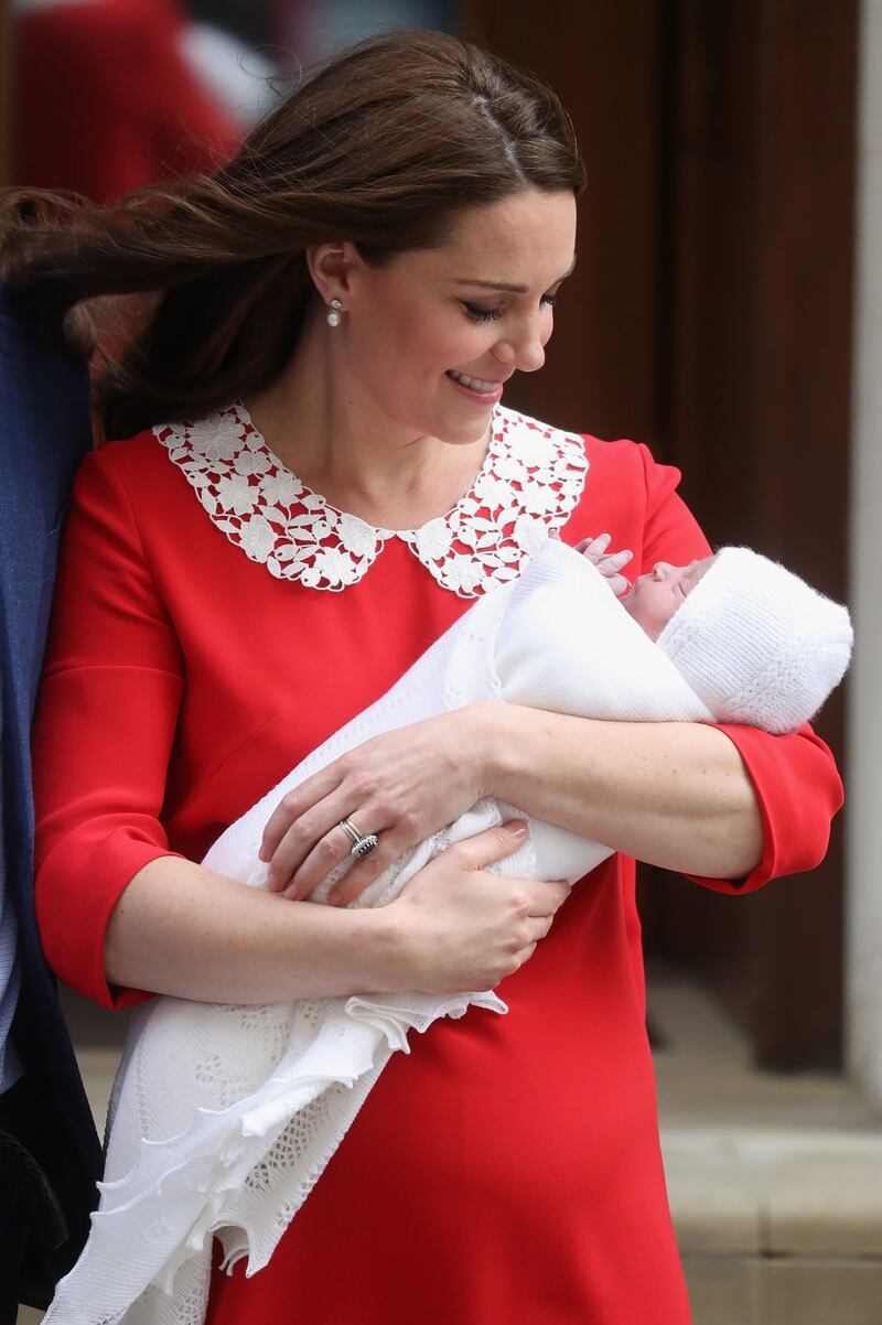 Kate Middleton e il Principe William col Royal Baby 3