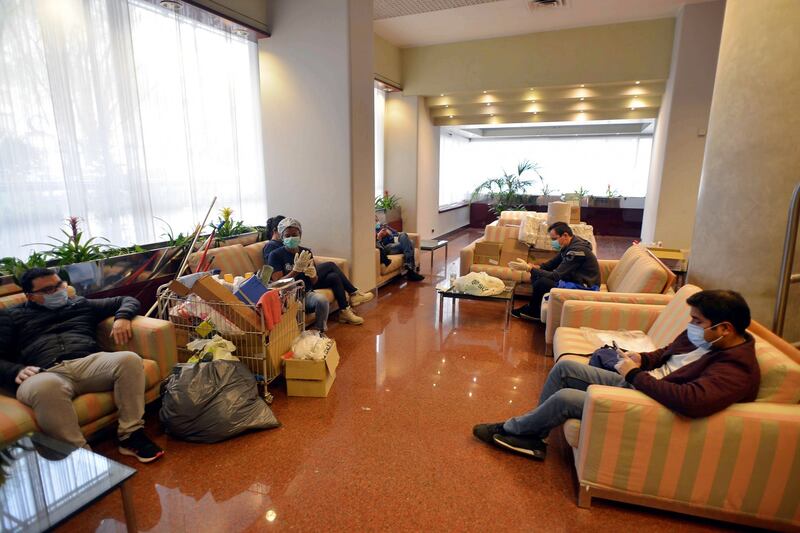 Milano. Primi ingressi all'Hotel Michelangelo per la quarantena 10