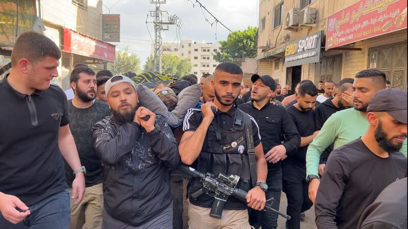 I funerali delle vittime palestinesi a Jenin 2