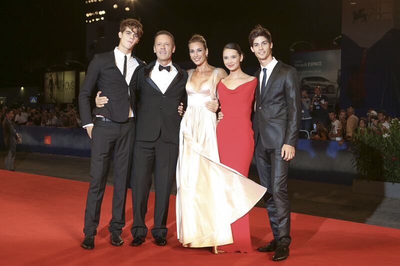 Rocco Siffredi e famiglia alla Mostra del Cinema di Venezia 30