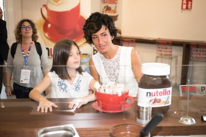 Agnese Renzi al padiglione Nutella 7