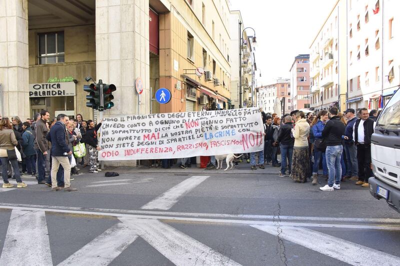 Le contestazioni a Salvini a Livorno 9