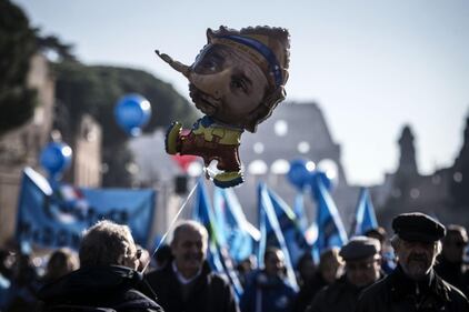 Roma: manifestazione di Cgil e Uil 4
