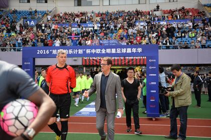 Il "Legend team" italiano porta il calcio in Cina 7