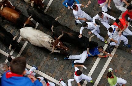 Festival di San Firmino a Pamplona: diversi feriti tra gli spettatori 20