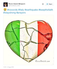 Terremoto, la solidarietà da tutto il mondo sui social 1