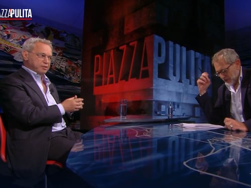 "Usiamo la parola genocidio". "Io non lo vedo". Scontro Formigli-Mentana su Israele