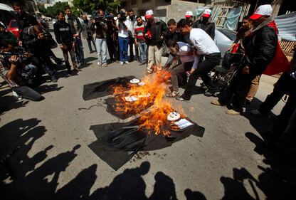 Obama in Israele, proteste dei palestinesi 6
