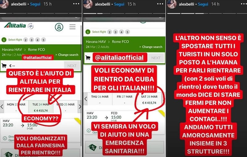Alex Belli, post