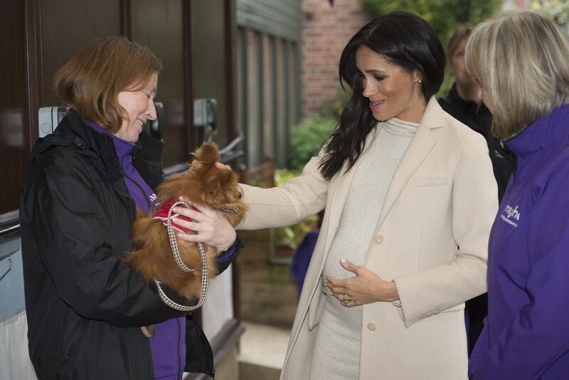 Meghan Markle raggiante col pancione: foto 7