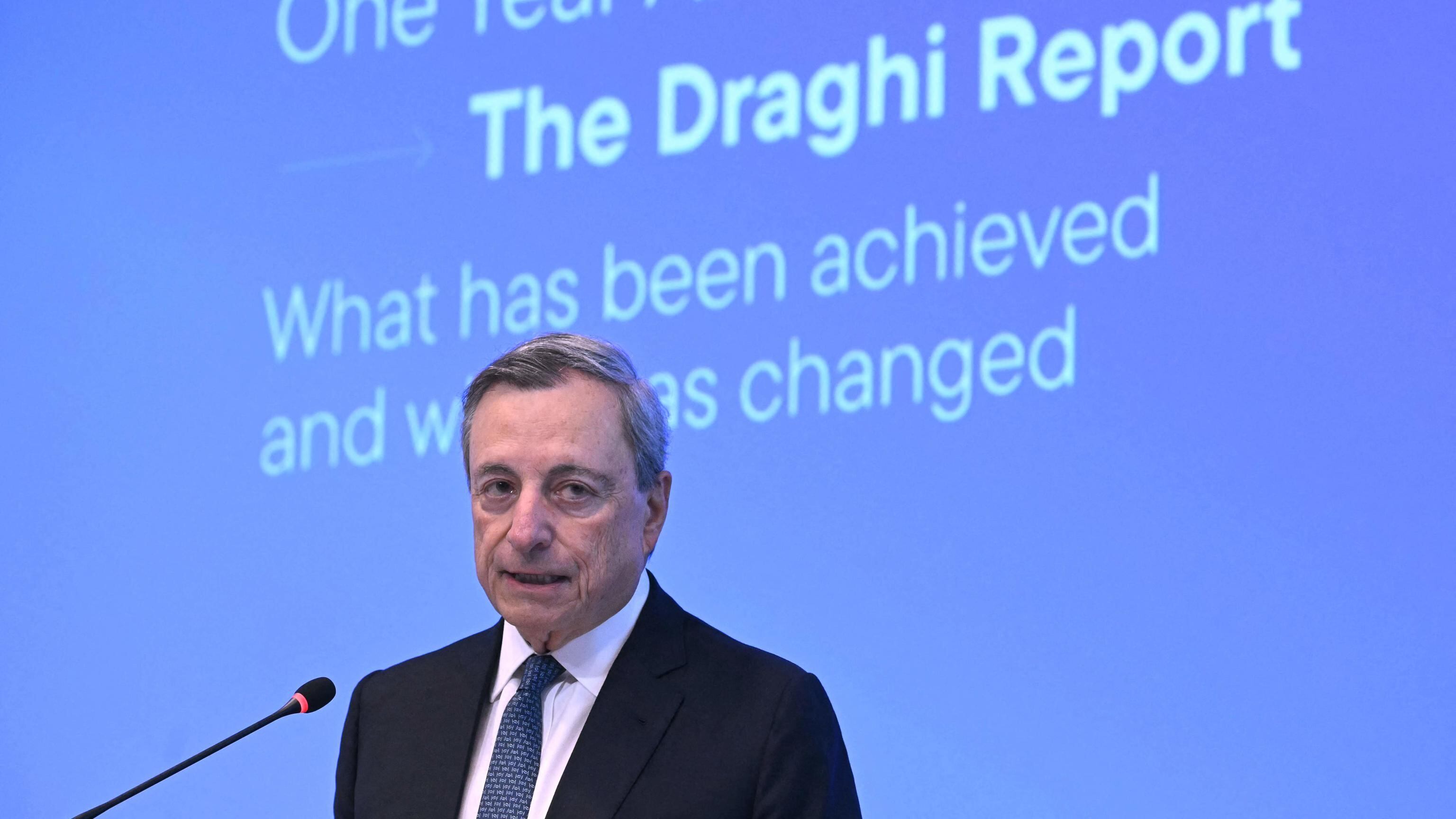 Draghi dà la sveglia all'Europa: "Rischiamo la sovranità"