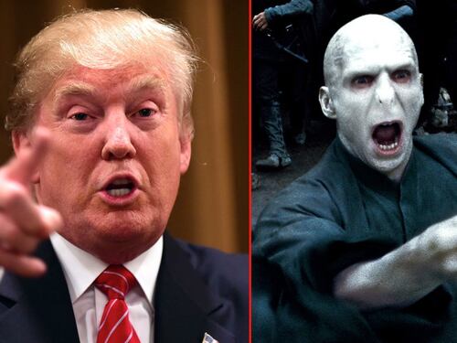 L'ultima strategia anti Trump: innominabile come Voldemort