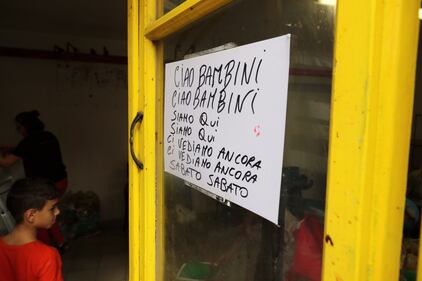 Volontari nella scuola dopo gli atti vandalici  5