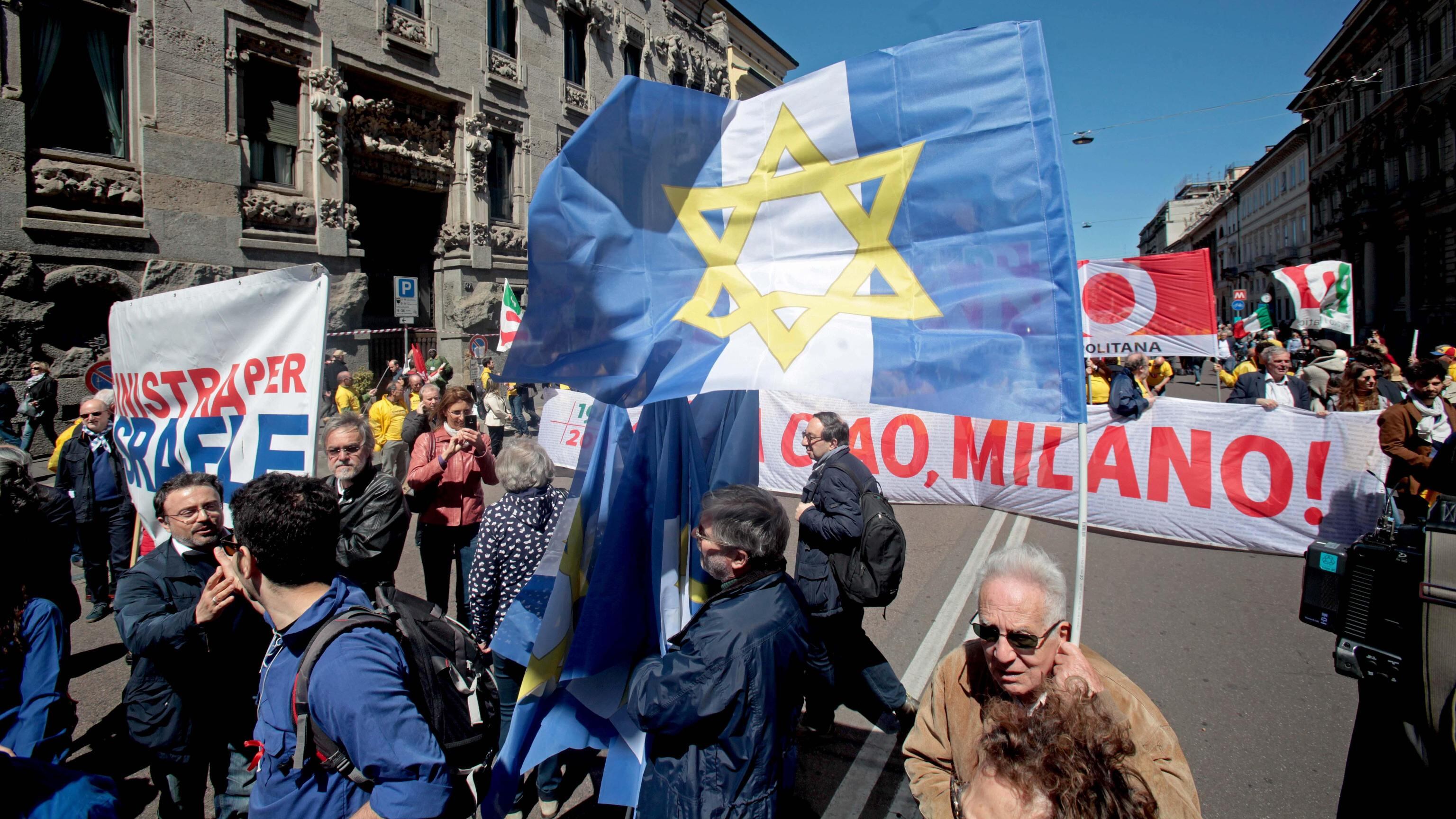 25 Aprile, a Milano contestata la Brigata ebraica: "Fascisti"