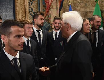 Mattarella riceve l'Italia al Quirinale: le foto della celebrazione dei 120 anni della Figc 2