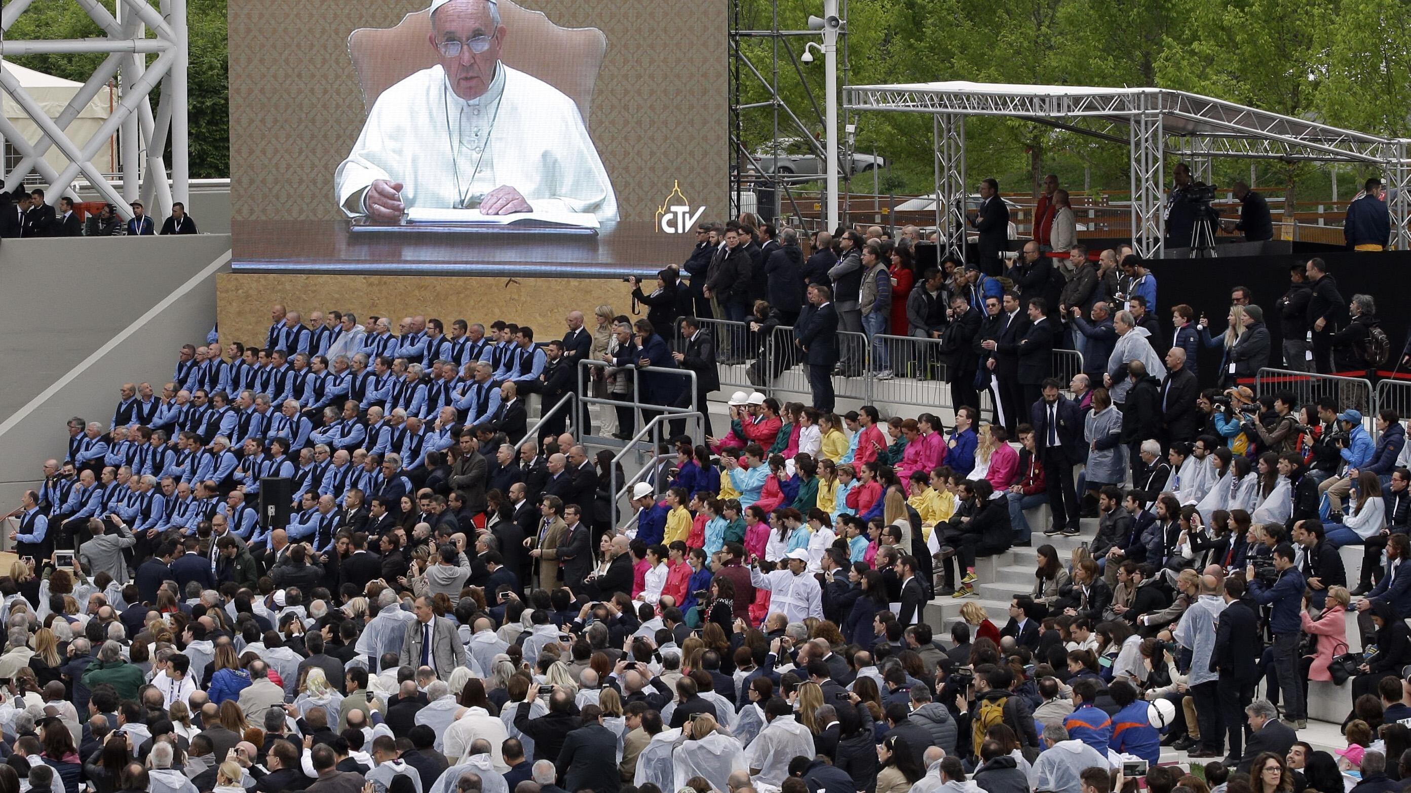Expo, appello del Papa ai big: "Ricordatevi di chi ha fame"