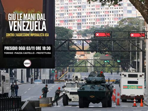 Dal "Genocidio" palestinese al rapimento di Maduro: per i "compagni" il governo italiano è sempre complice