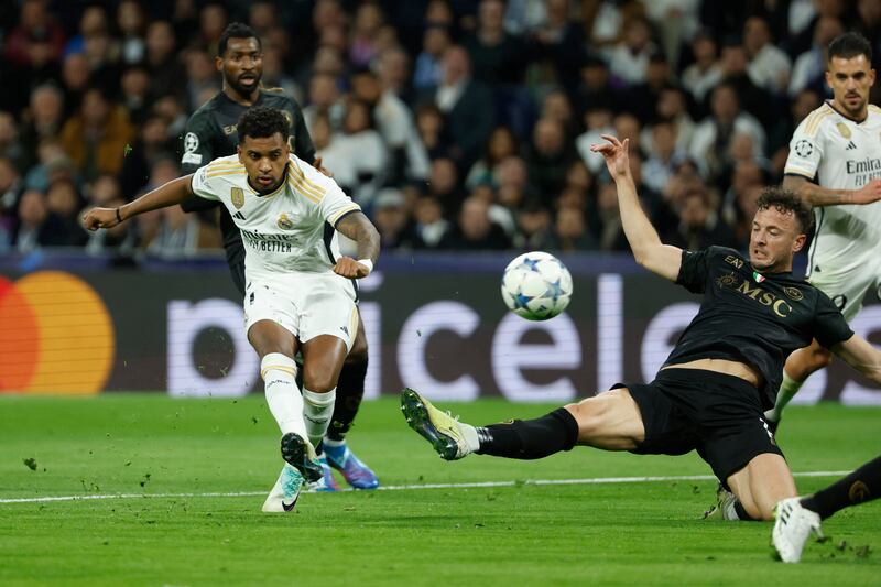Rodrygo gol Real Madrid Napoli