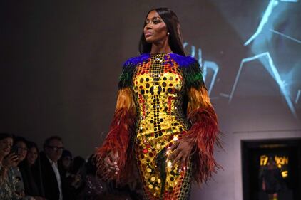 Naomi Campbell alla London Fashion Week: foto 1