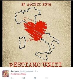 Terremoto, la solidarietà da tutto il mondo sui social 4