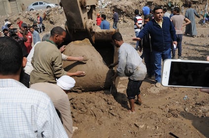 Il Cairo, trovata grande statua di Ramses II 2