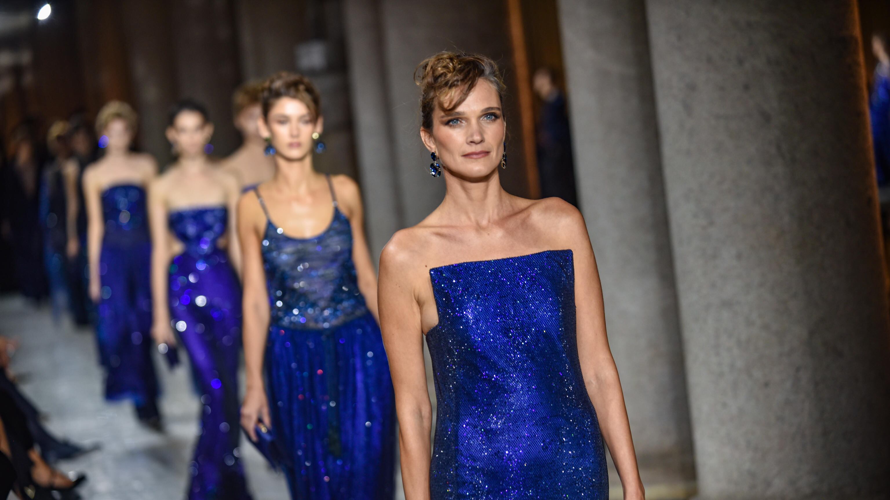 L'ultima collezione firmata da Re Giorgio. Tutta Hollywood per Armani a Brera