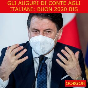 Ecco la satira del giorno. Gli auguri di Conte 1