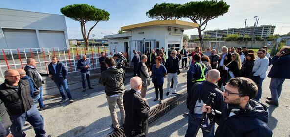 Protesta degli operai Opel Fiumicino 5