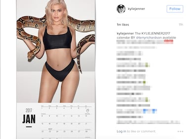Kylie Jenner hot, calendario con Terry Richardson 2
