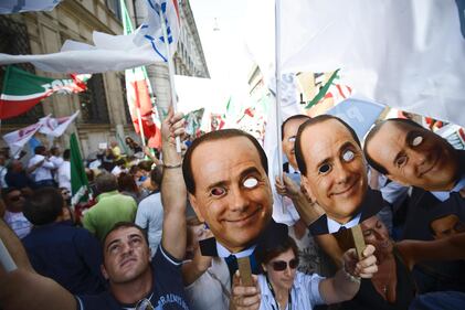 Il popolo del Pdl in piazza per Berlusconi 2