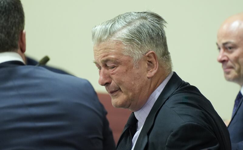 Alec Baldwin piange alla lettura delle sentenza 2
