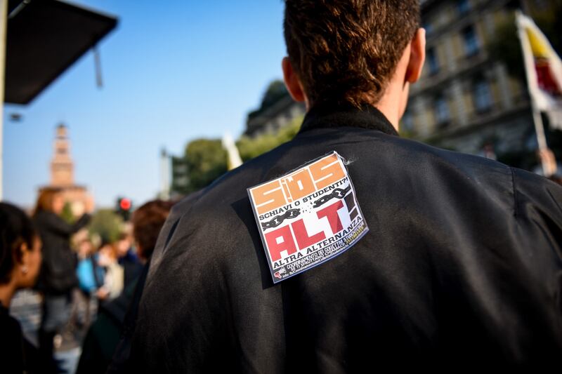 Corteo di studenti in protesta 13