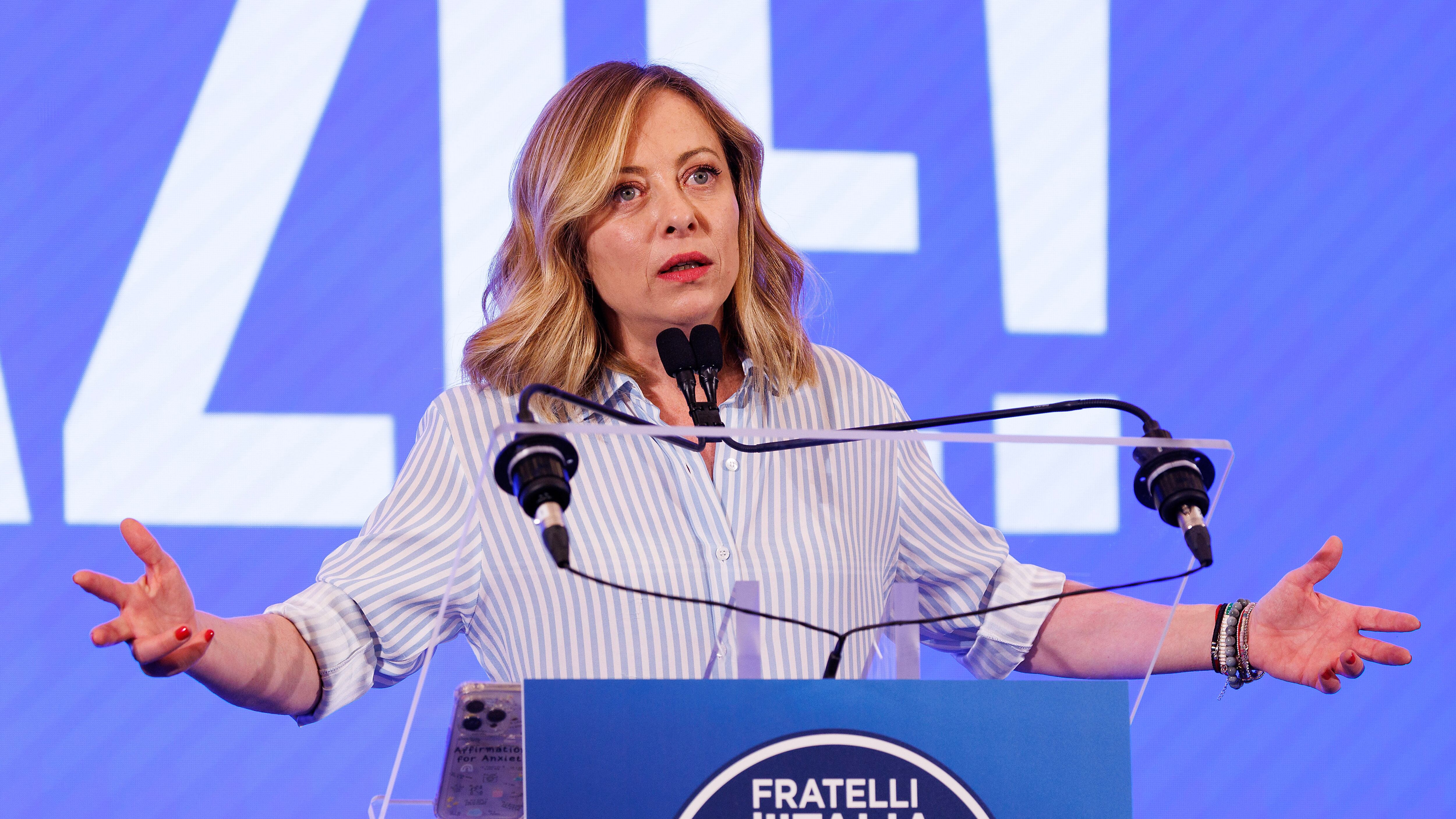 Meloni: "Fdi primo partito. Grazie"