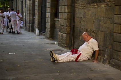 La storica corsa dei tori a Pamplona 12