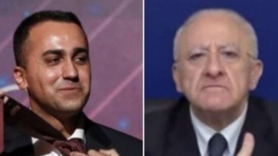 "Sciacallo", "I tuoi errori" È rissa De Luca-Di Maio