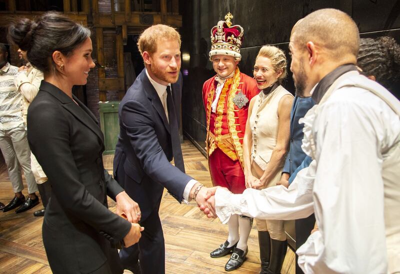 Meghan Markle e il Principe Harry a teatro 2