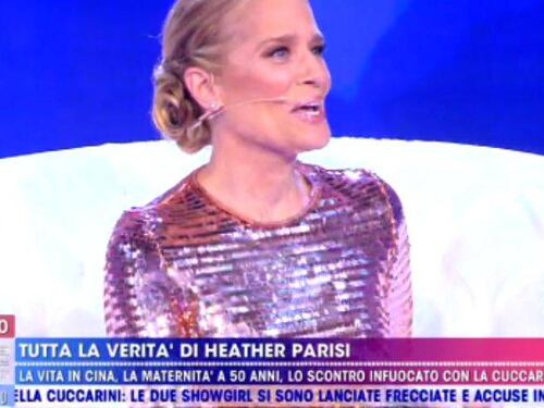 Live:Non è la D'Urso, Heather Parisi attacca la Cuccarini