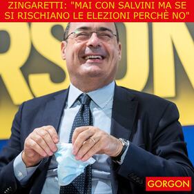 Ecco la satira del giorno. Zingaretti: mai con Salvini 1