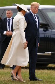 Donald Trump per il 75 esimo anniversario dello sbarco in Normandia a Portsmouth 7