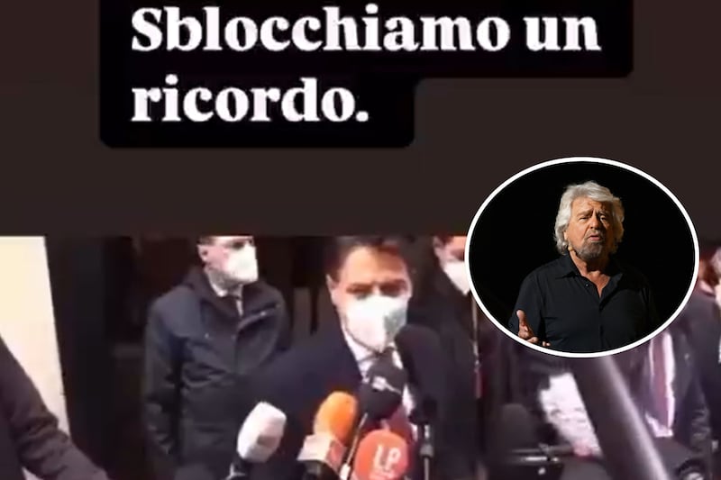 Polveriera M5s, Grillo inchioda Conte con il vecchio video: “Diciamo sì a Draghi”