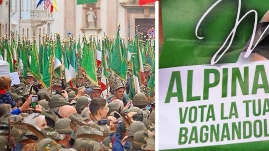 "Vota la miss alpina bagnata". Le femministe contro gli alpini