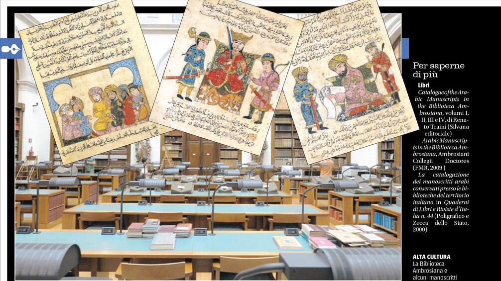 Le mille meraviglie arabe della biblioteca cristiana