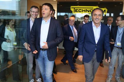 Renzi si allena all'alba alla Tecnogym 7